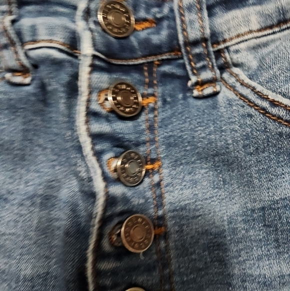 KanCan Nature Button Fly Jeans Size 25 Inseam 27 Distressed Vi… - Picture 5 of 9